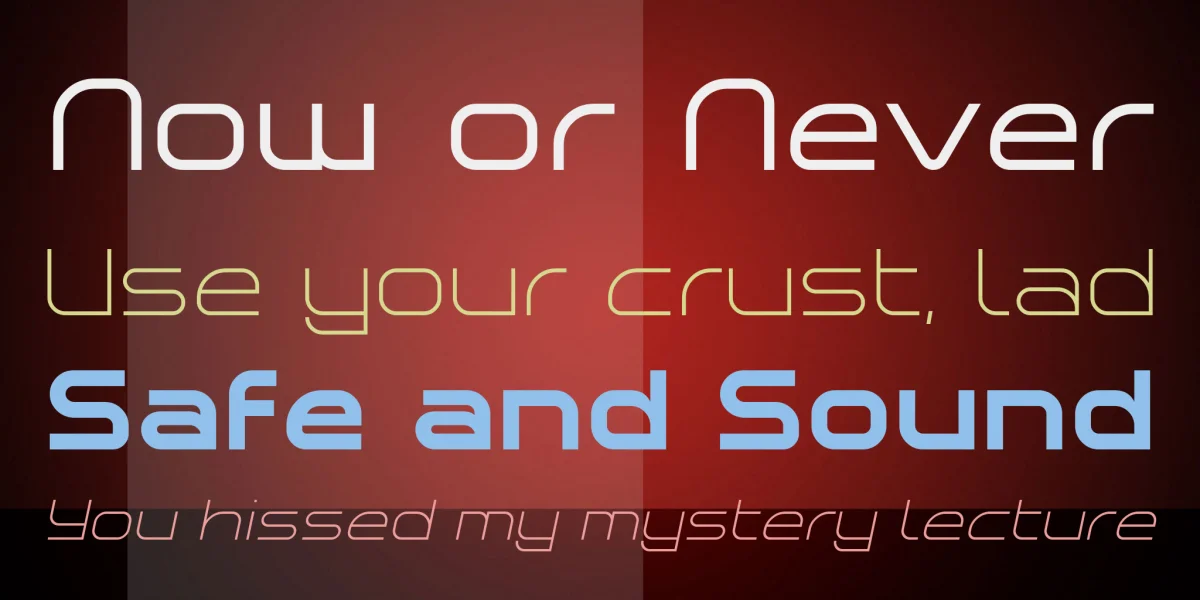 Planetium-X Font Family preview 2