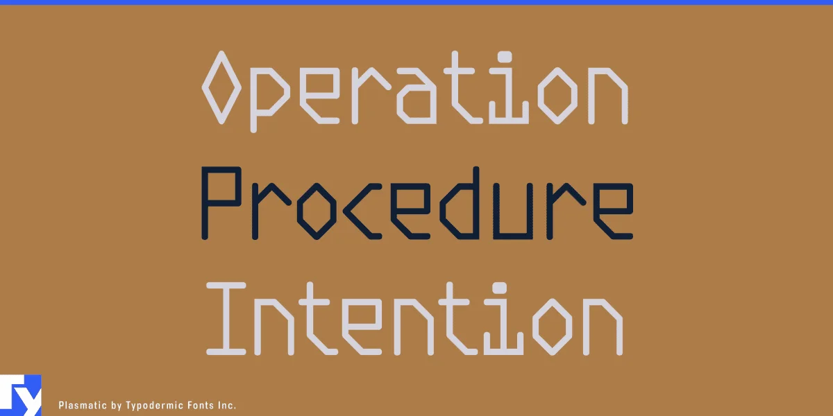 Plasmatic Font preview 2