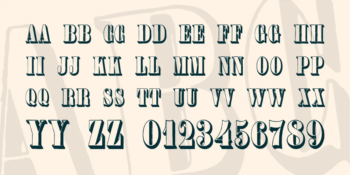 Plastische Plakat-Antiqua Font preview 2