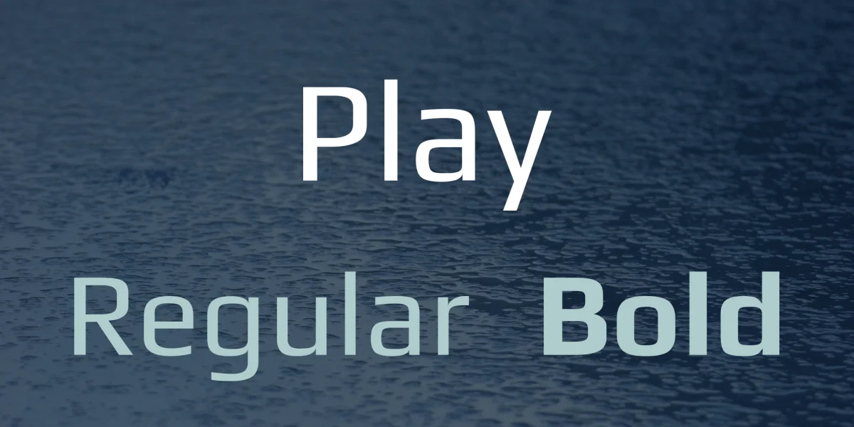 Play Font Family