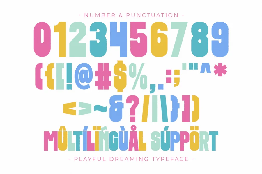 Playful Dreaming Font preview 7