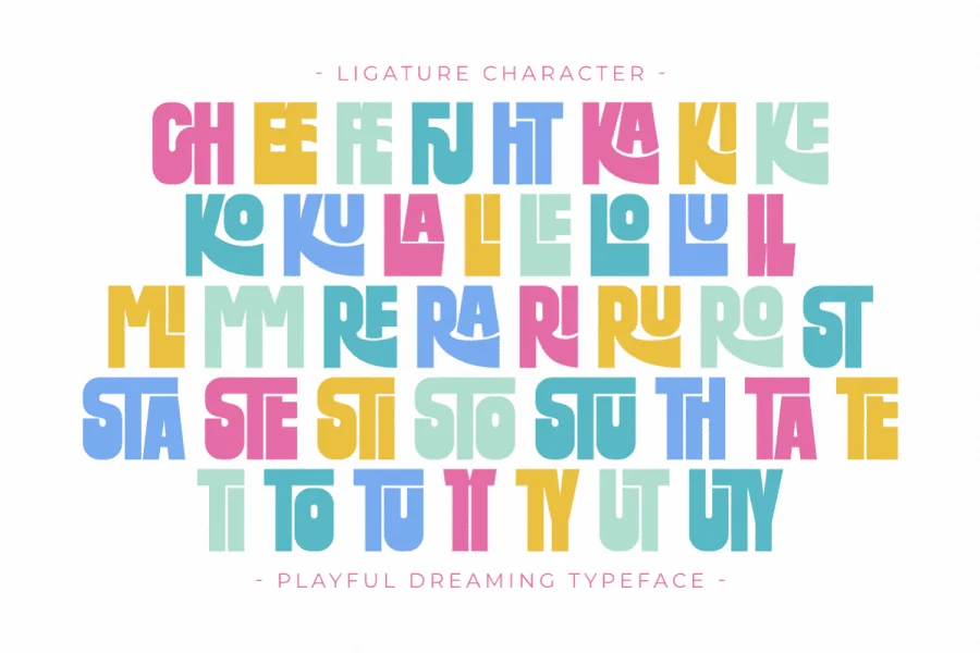 Playful Dreaming Font preview 8