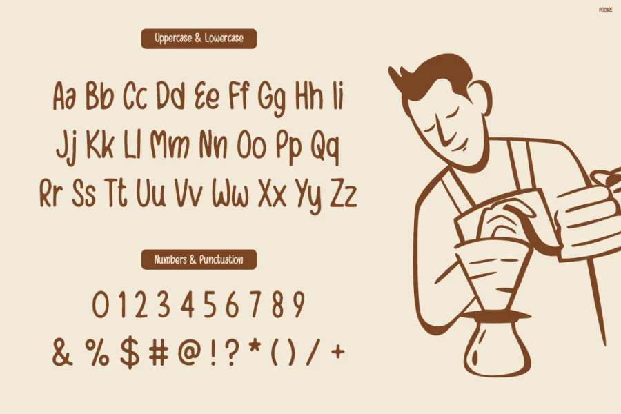 Pocare Font preview 2