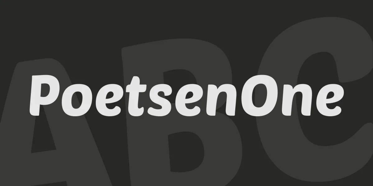 PoetsenOne Font
