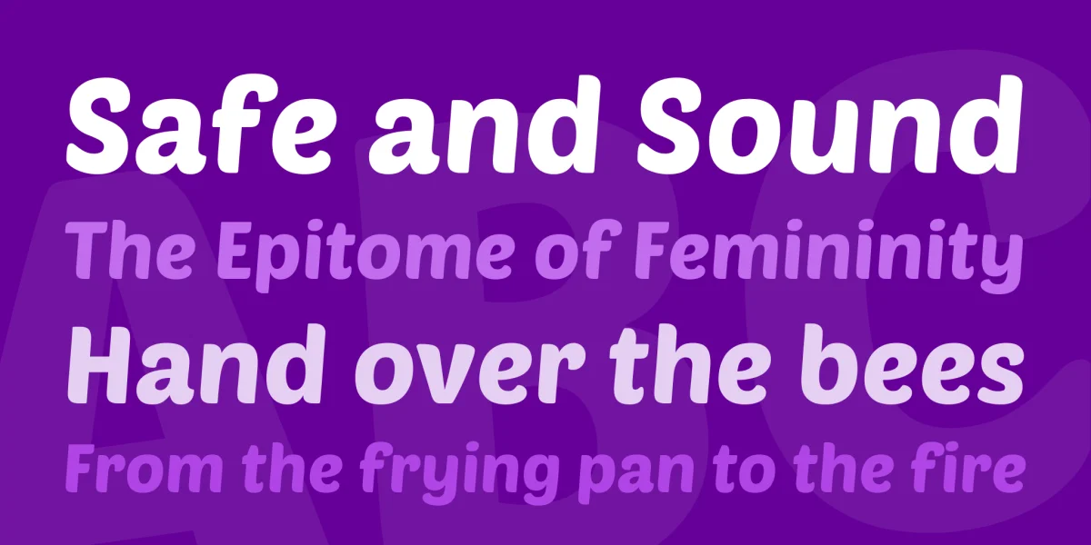 PoetsenOne Font preview 2