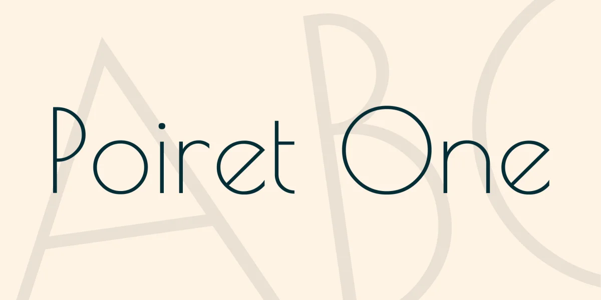 Poiret One Font