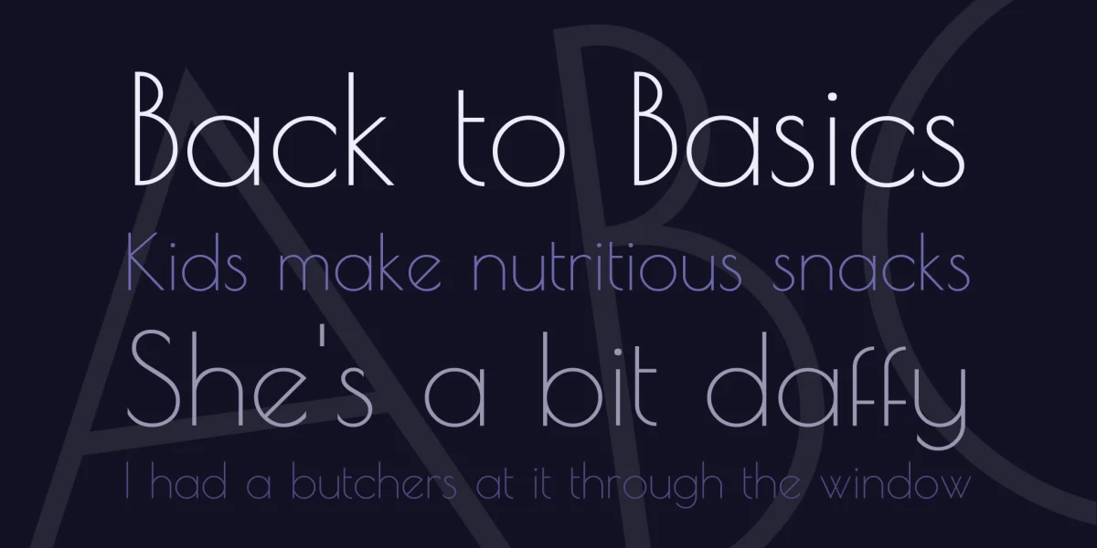 Poiret One Font preview 2