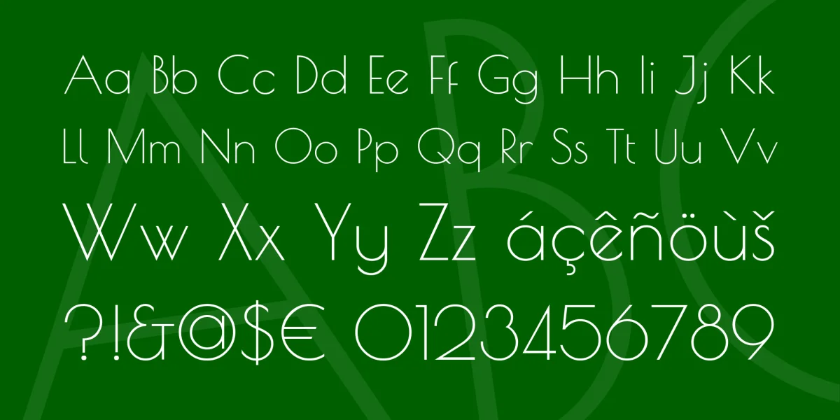 Poiret One Font preview 4