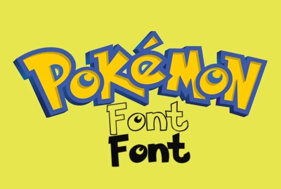 Pokémon Font