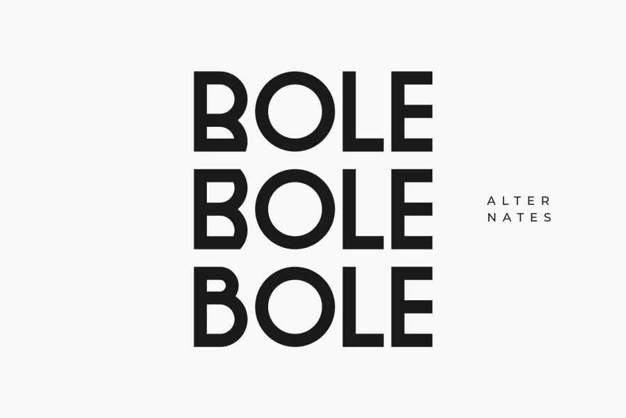 Polea Extra Bold DEMO Font preview 5