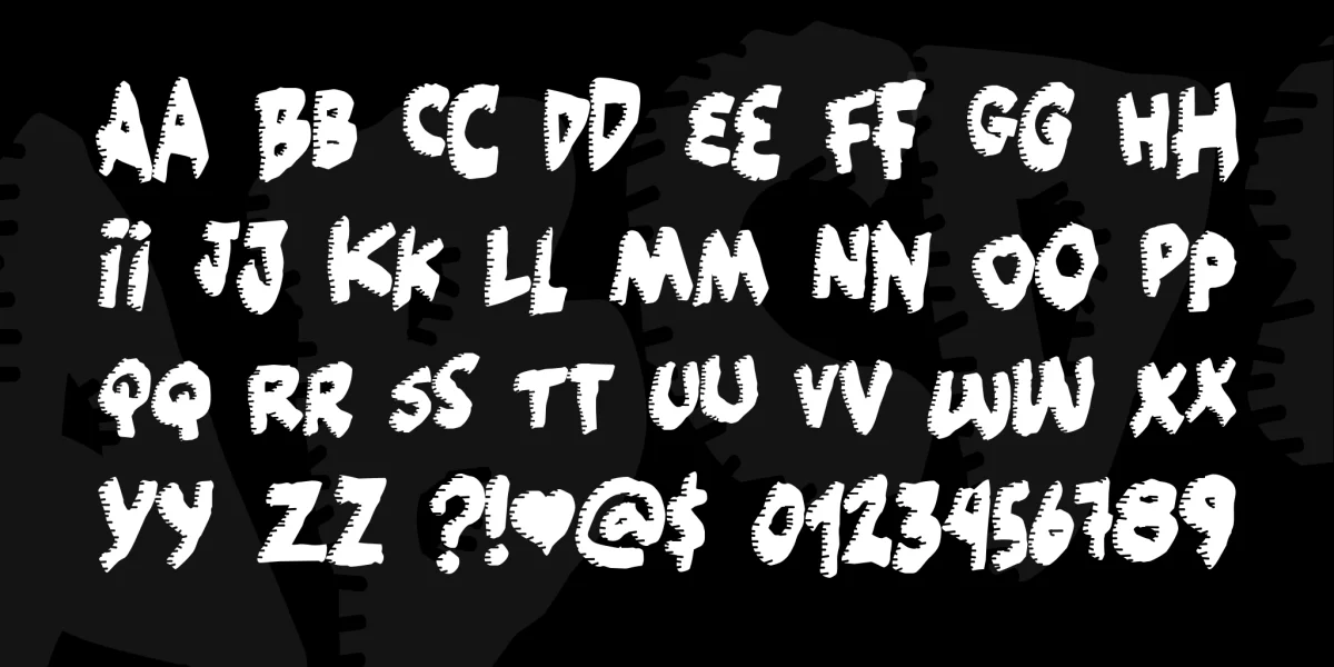 Popcorn NOT included Font preview 2