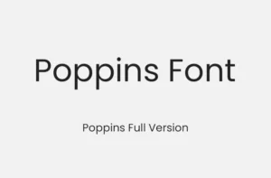 Poppins Font preview 2