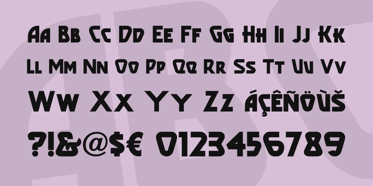 Popular Cafe NF Font preview 2