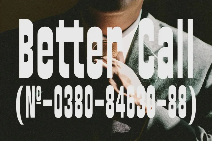 Porcile Font preview 3
