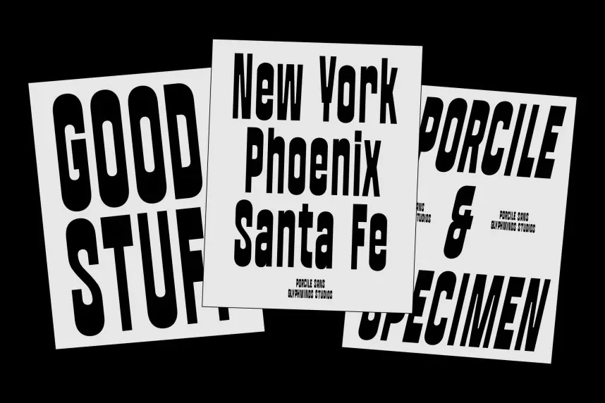 Porcile Sans Serif Font preview 6