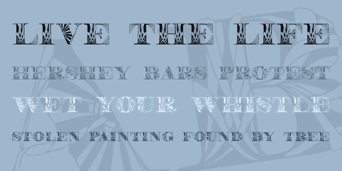 Portabell Font preview 3