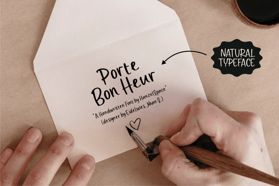 Porte Bon Heur Font preview 8