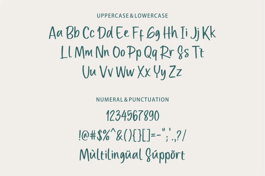 Porte Bon Heur Font preview 9