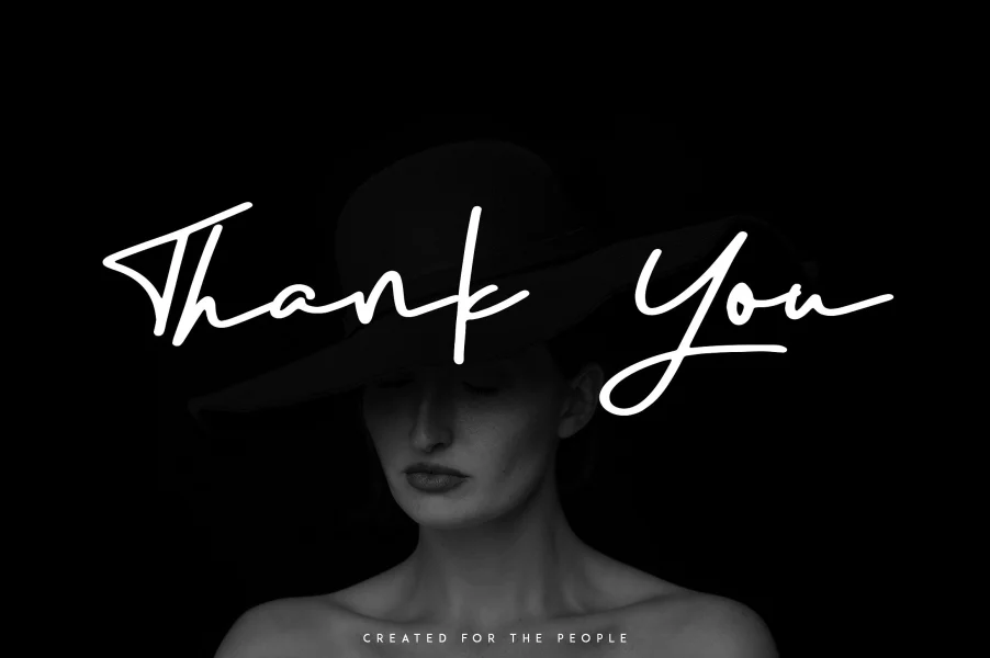 Portraits Font preview 9
