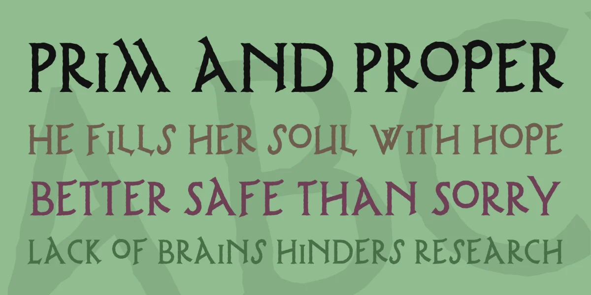 Possum Saltare NF Font preview 2