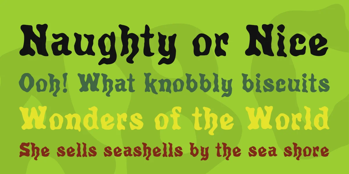 Poultrygeist Font Family preview 2