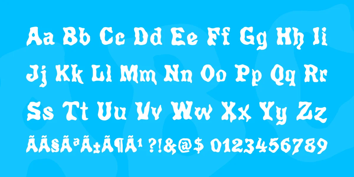 Poultrygeist Font Family preview 3