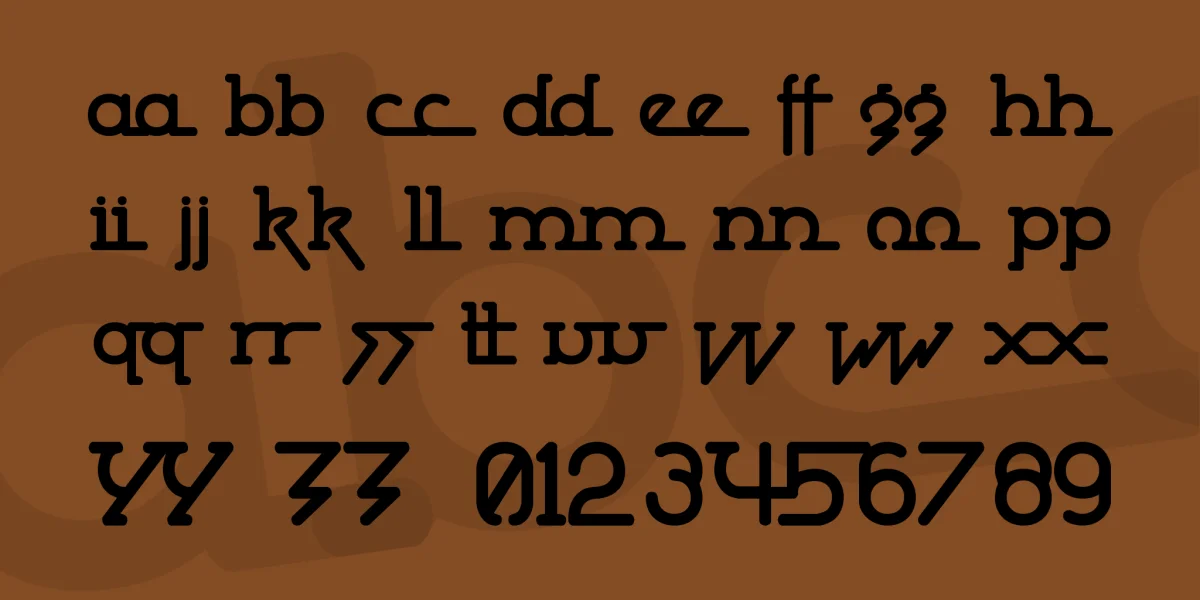 Powderworks BRK Font preview 2