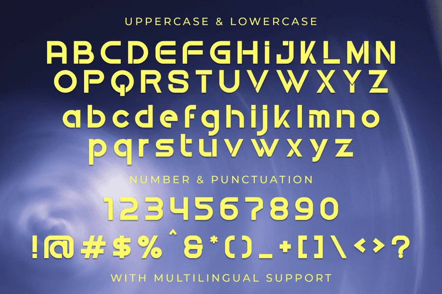 POWERY Font preview 8