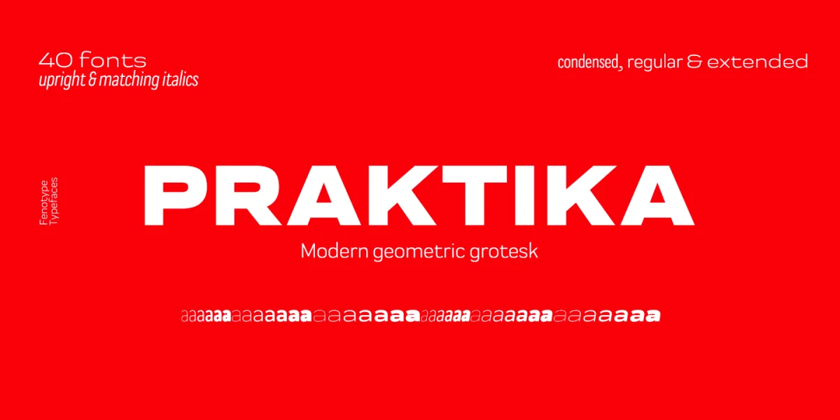 Praktika Font Family