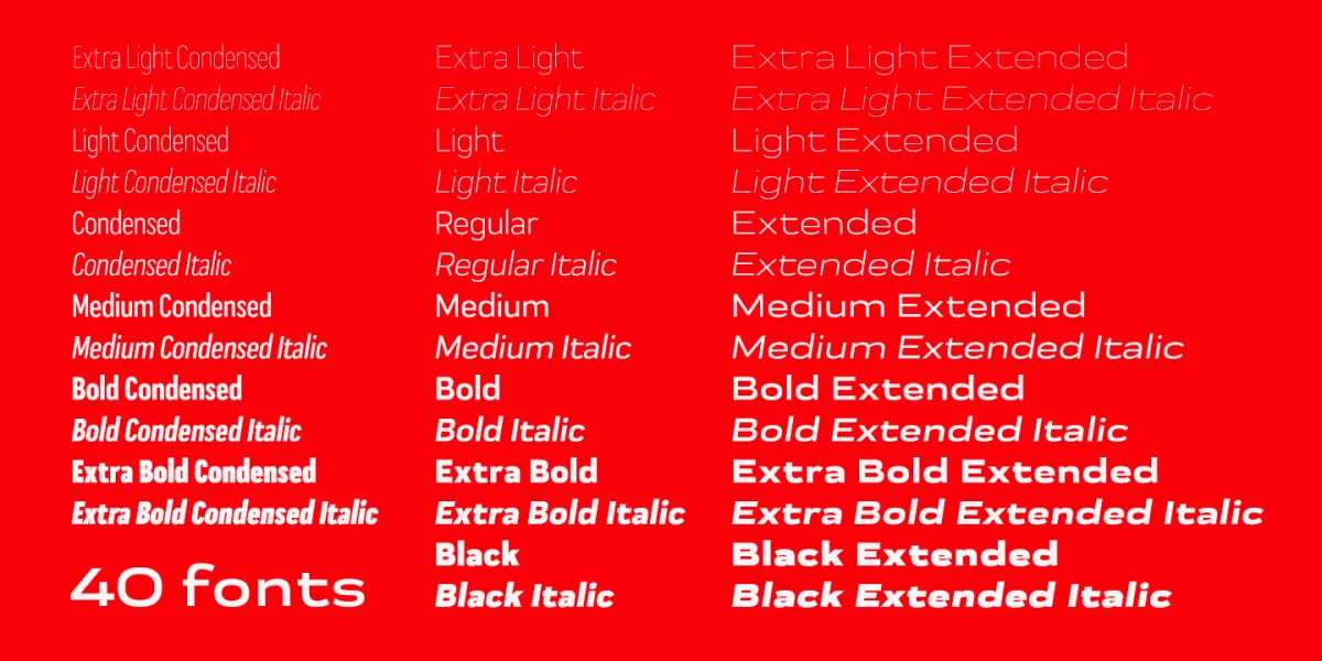 Praktika Font Family preview 15