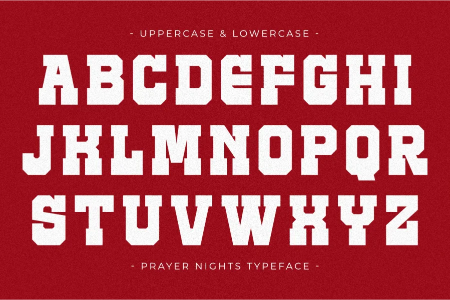 Prayer Nights Font preview 5