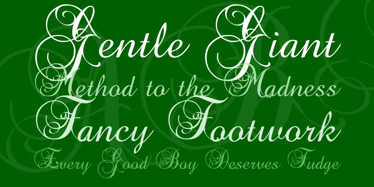 Precious Font preview 2