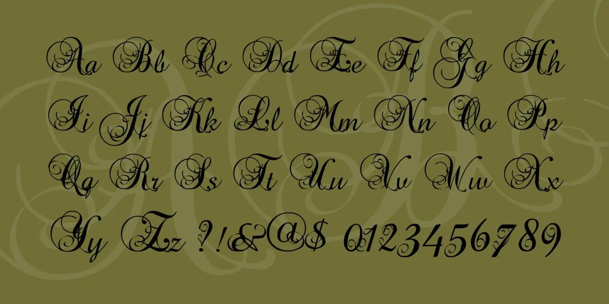 Precious Font preview 3