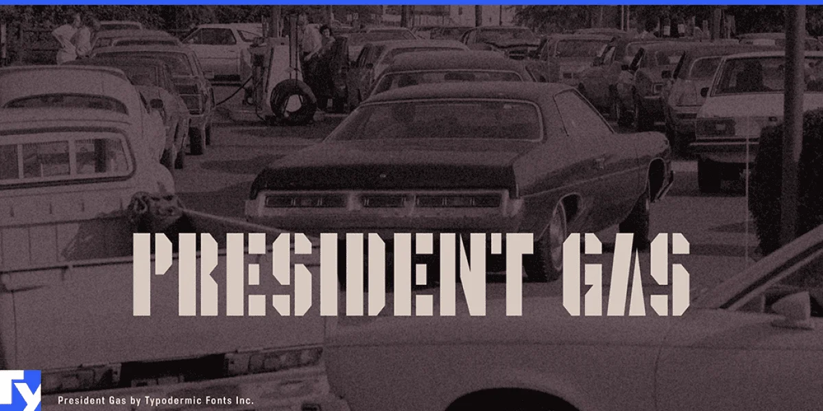 President Gas Font