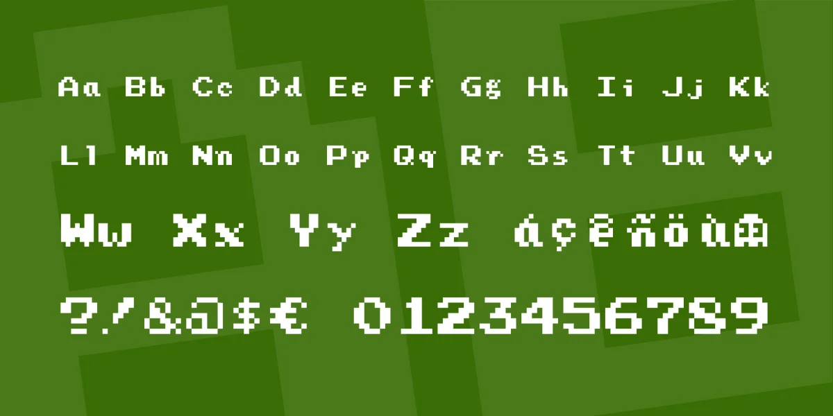Press Start Font Family preview 4