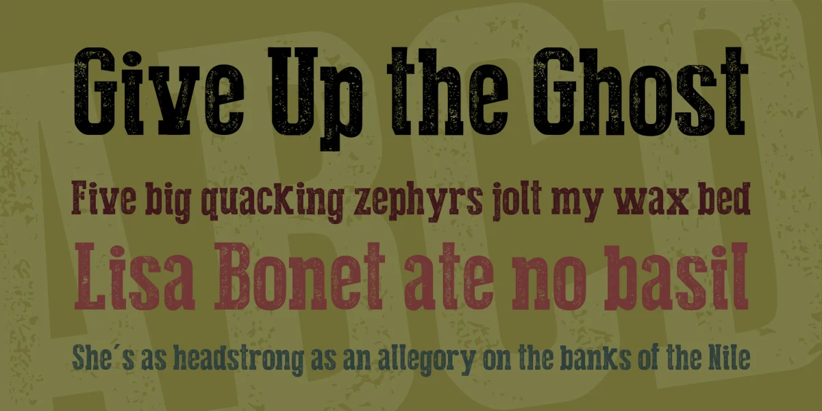 Press Style Serif Font preview 2