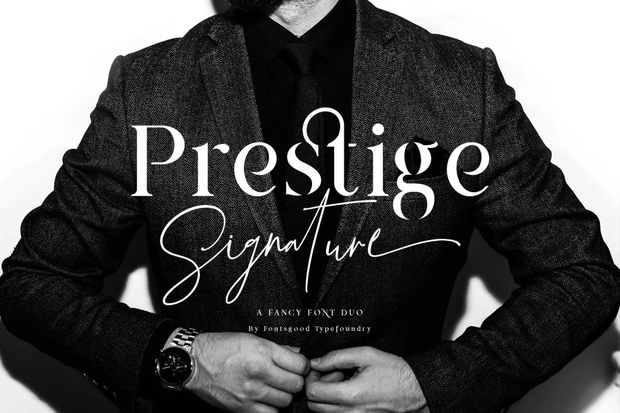 Prestige Signature Script Demo Font