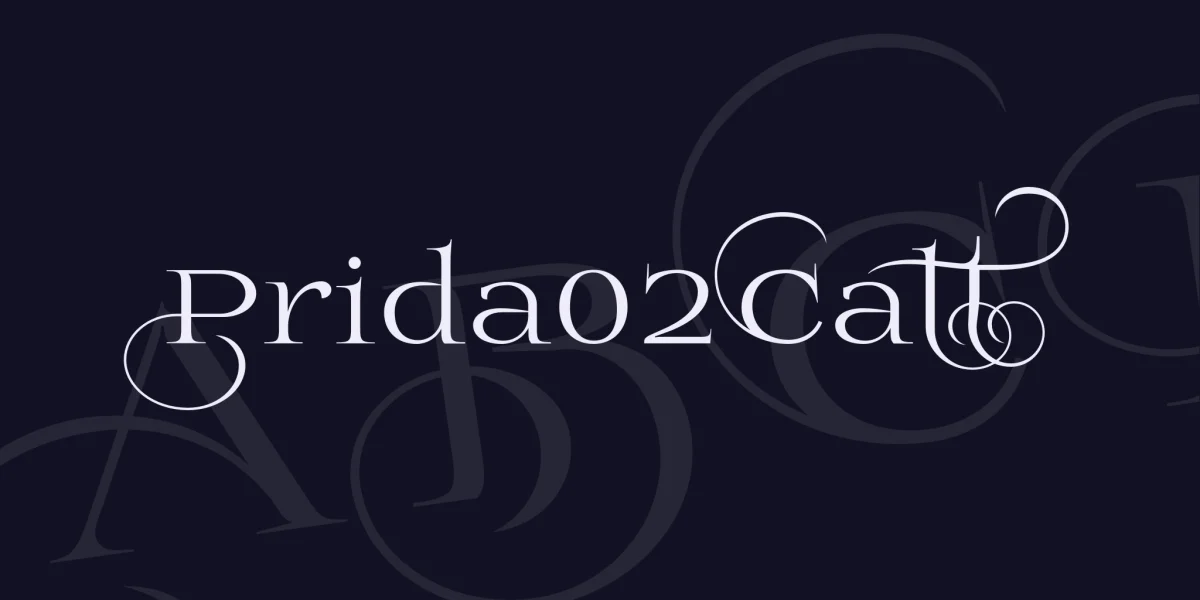 Prida02Calt Font
