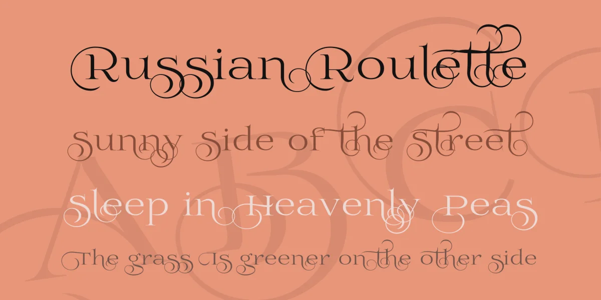Prida02Calt Font preview 2