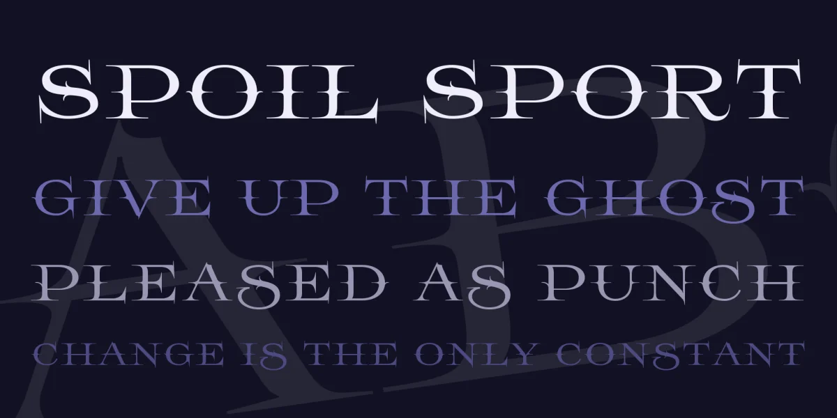 Prida65 Font preview 4