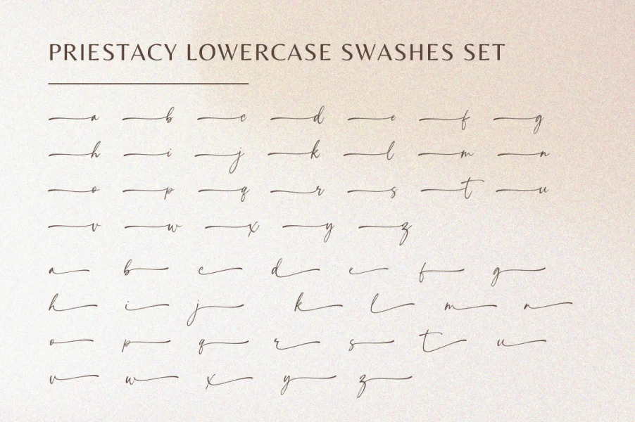 Priestacy Font preview 3