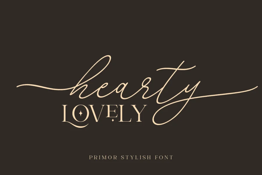 PrimorStylish Font preview 11