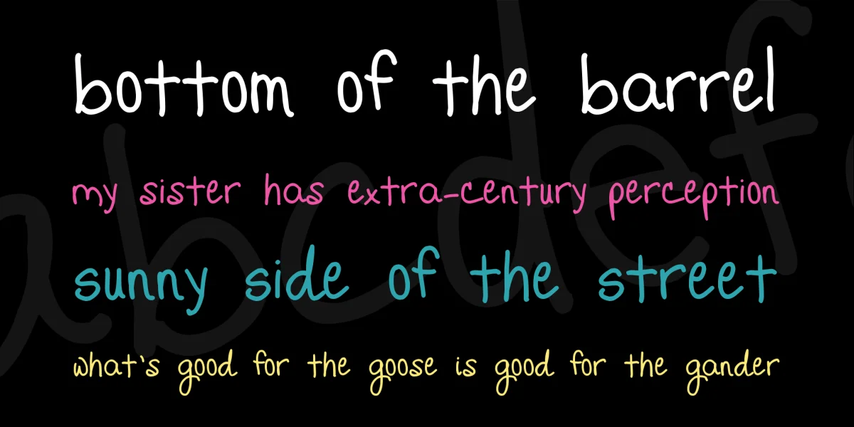 Promised Freedom Font preview 2