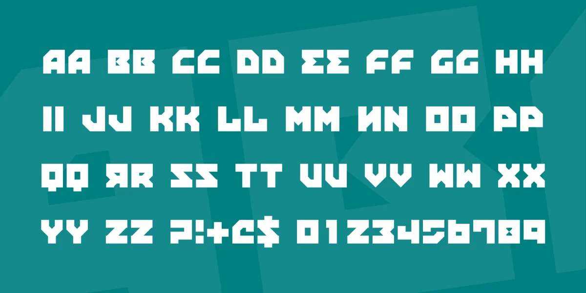 Propaganda Font preview 3