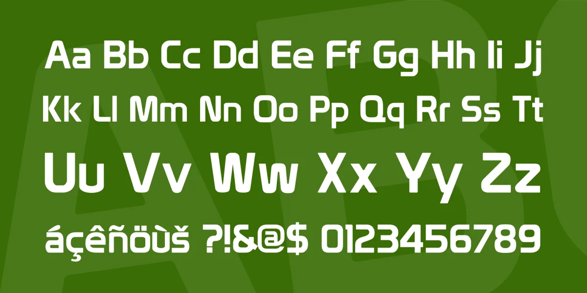 Prototype Font preview 4