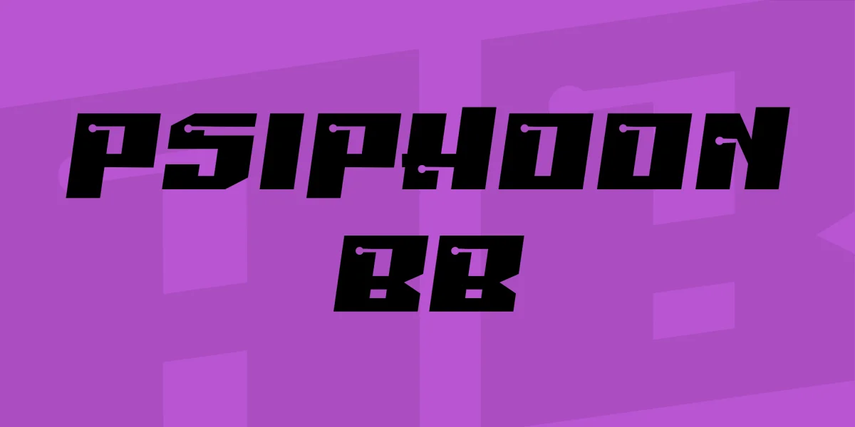 Psiphoon BB Font