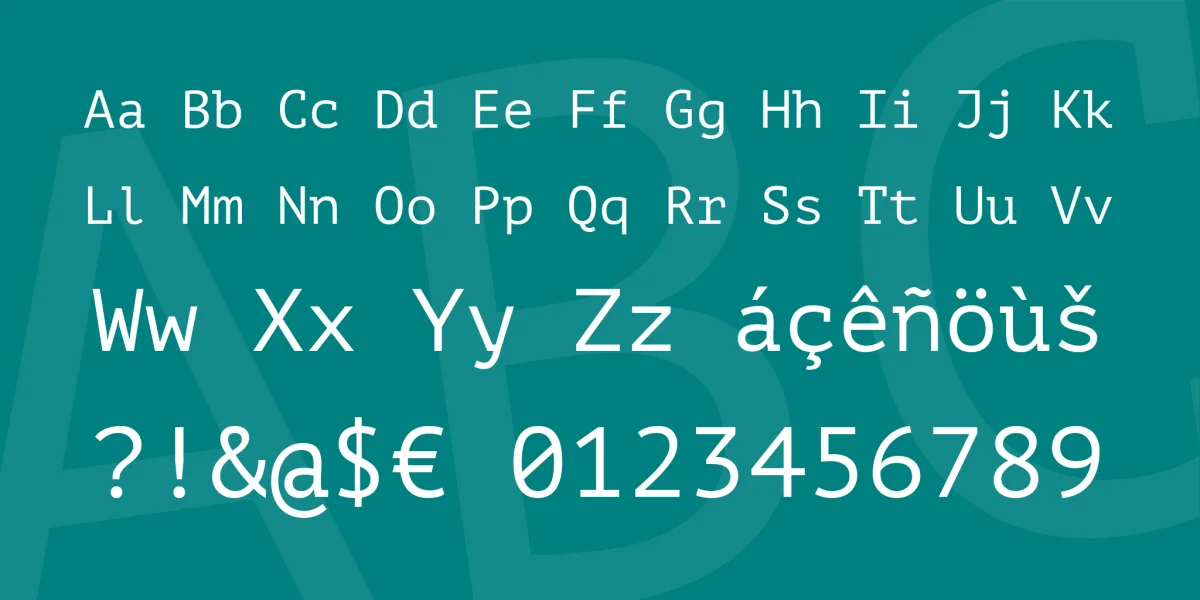 PT Mono Font Family preview 4