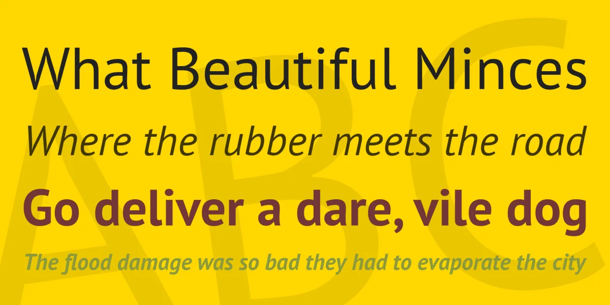 PT Sans Font Family preview 2