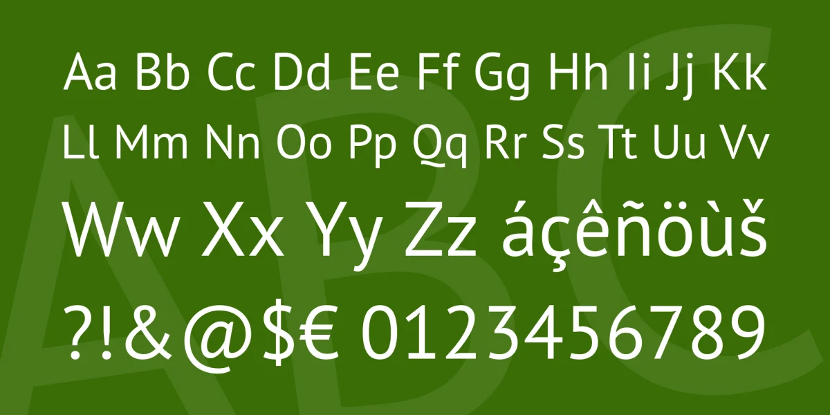 PT Sans Font Family preview 4