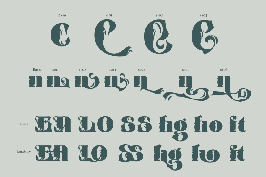 Puhyaka DEMO Font preview 3